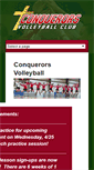 Mobile Screenshot of conquerorsvbc.com